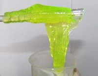 Le slime tout vert tout gluant